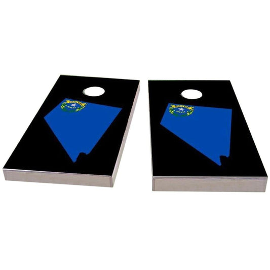 Nevada Outline (Black) Cornhole Boards