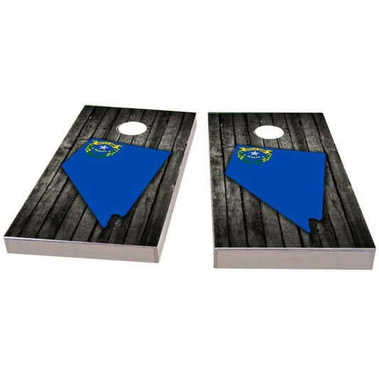 Nevada Wood Slate & Map Cornhole Boards