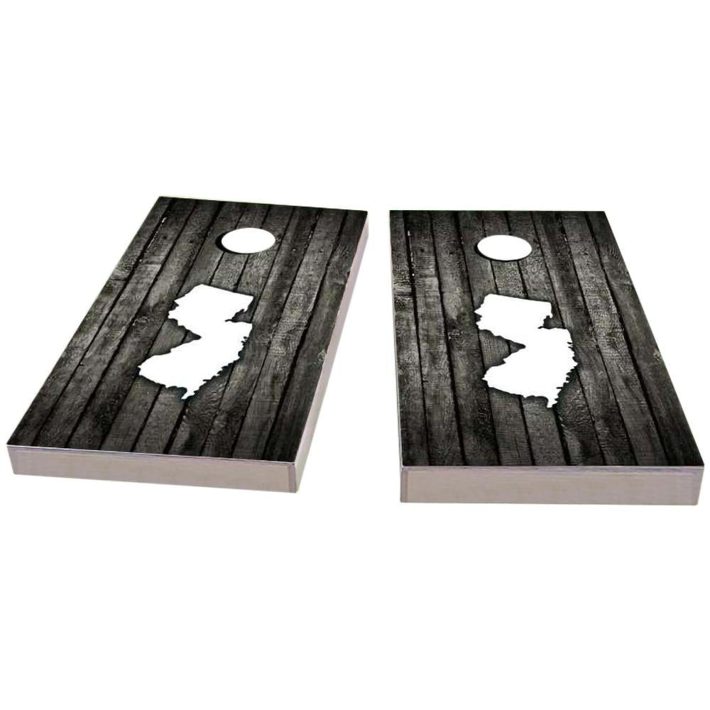 New Jersey Wood Slat Cornhole Boards