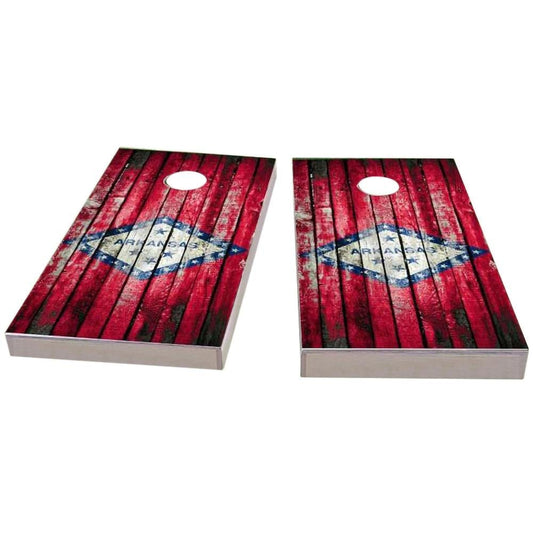 Arkansas Distressed Cornhole Boards