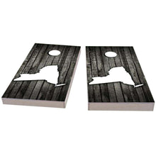 New York Wood Slat Cornhole Boards

