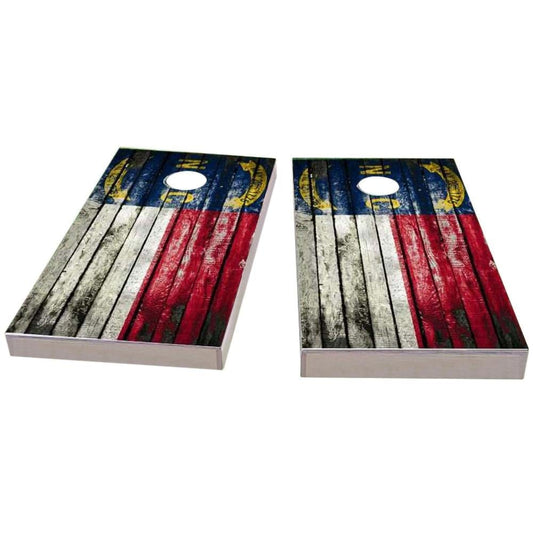 North Carolina Distressed Cornhole Boards