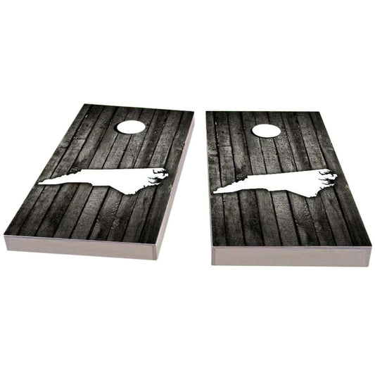 North Carolina Wood Slat Cornhole Boards