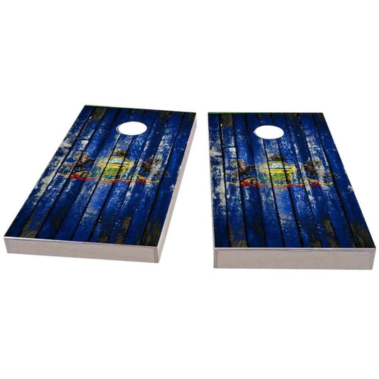 Pennsylvania Distressed Cornhole Boards