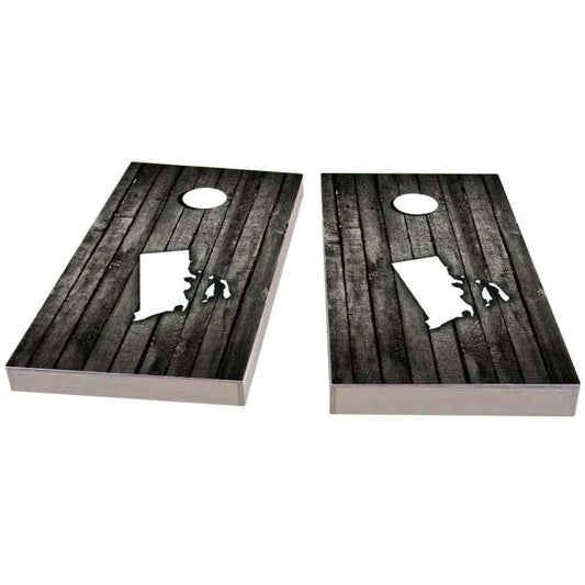 Rhode Island Wood Slat Cornhole Boards