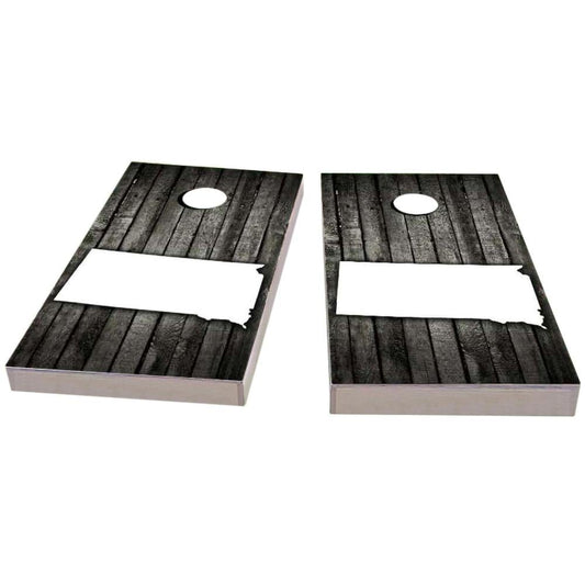 South Dakota Wood Slat Cornhole Boards