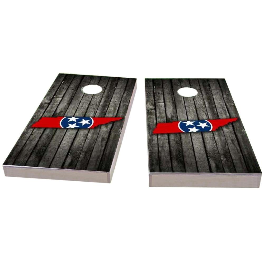 Tennessee Wood Slate & Map Cornhole Boards