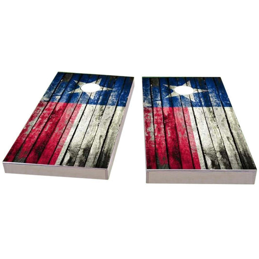 Texas Distressed Cornhole Boards