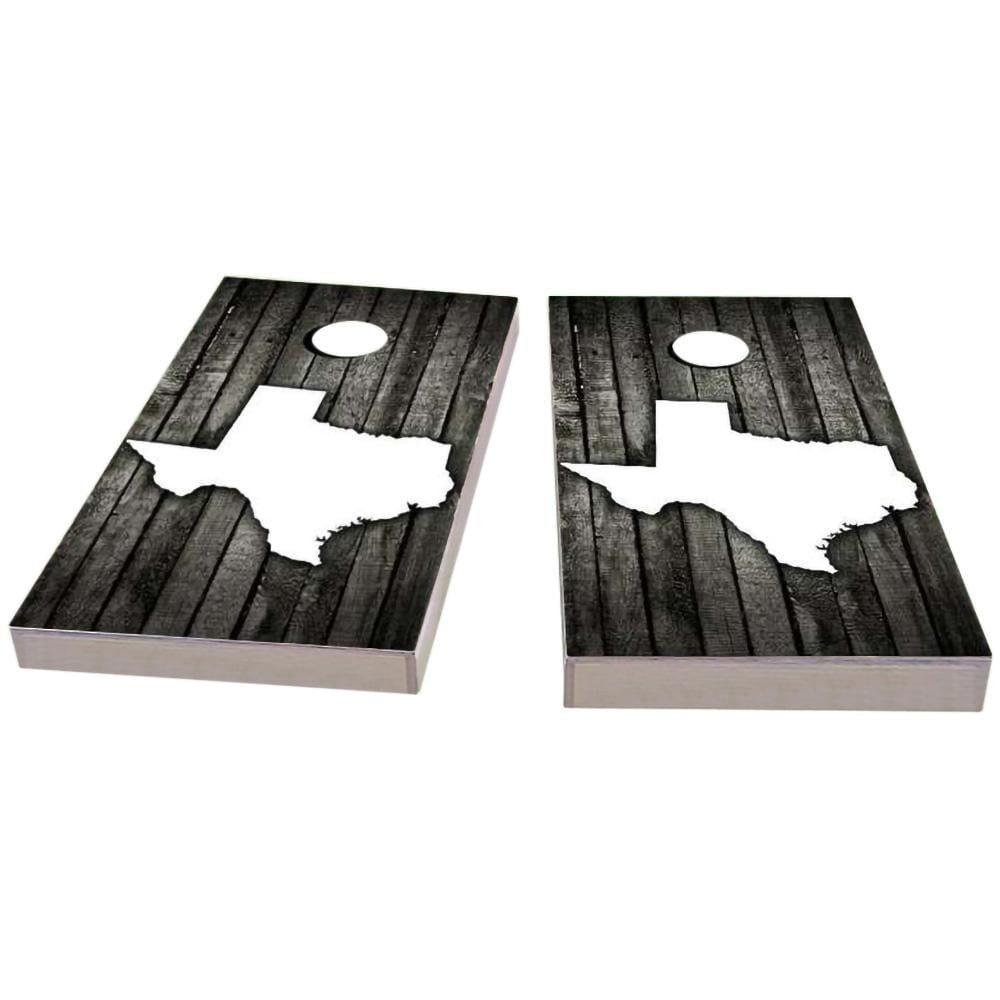 Texas Wood Slat Cornhole Boards