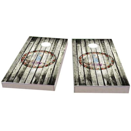 Virginia Distressed Cornhole Boards