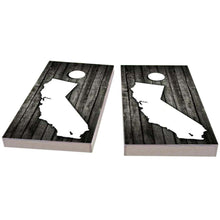 California Wood Slat Cornhole Boards
