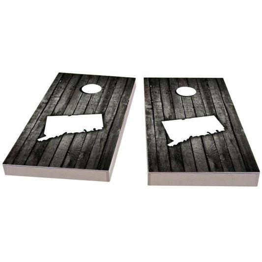 Connecticut Wood Slat Cornhole Boards