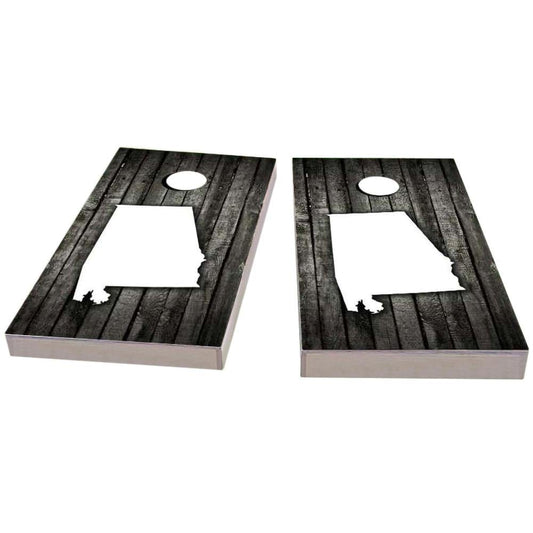 Alabama Wood Slat Cornhole Boards