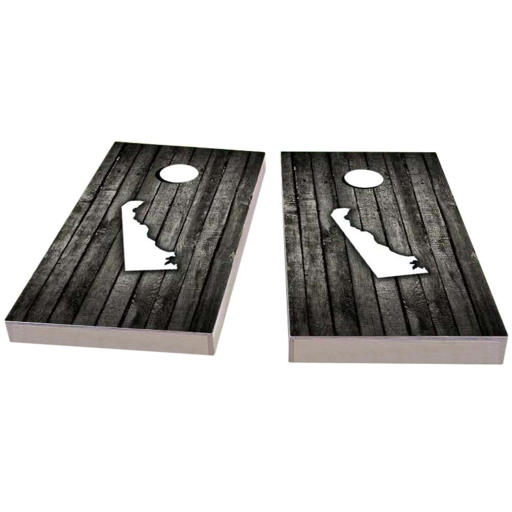 Delaware Wood Slat Cornhole Boards