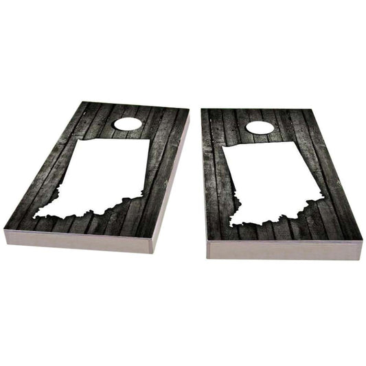 Indiana Wood Slat Cornhole Boards