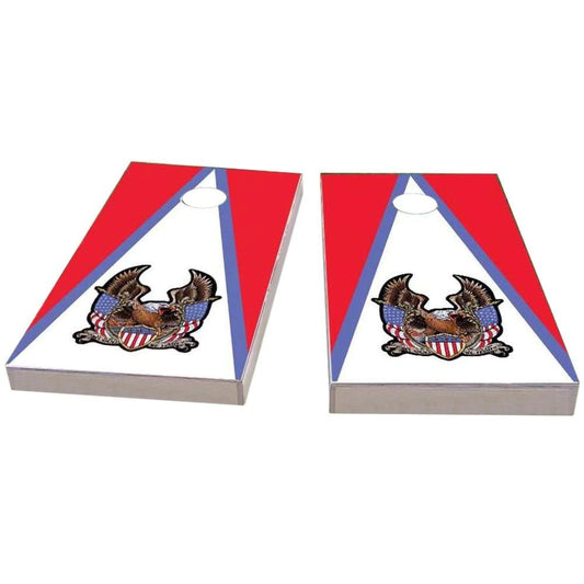 American Flag In God We Trust #2 All-Weather Cornhole