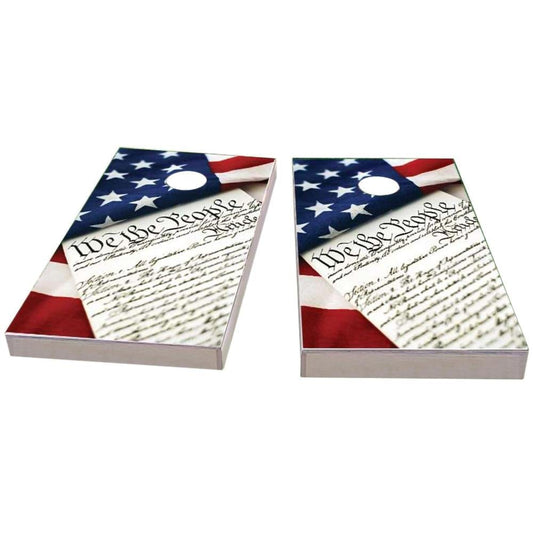 American Flag We The People Cornhole Boards