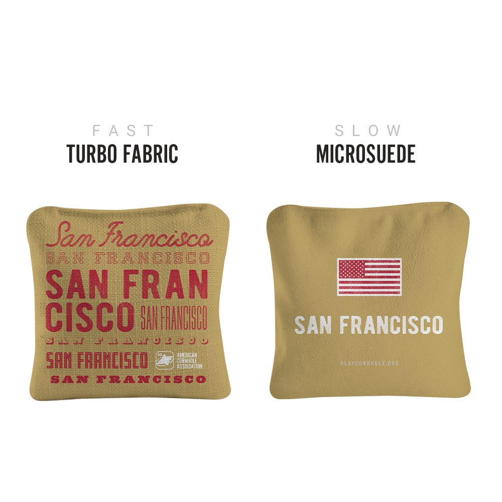 Gameday San Francisco Football Synergy Pro Gold Bag Fabric
