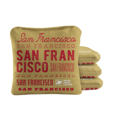 Gameday San Francisco Football Synergy Pro Gold Cornhole Bags
