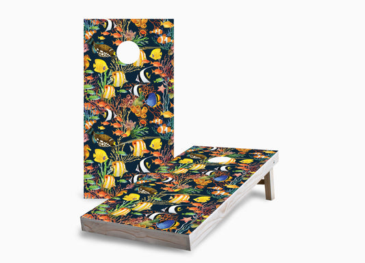 School of Fish Cornhole Boards