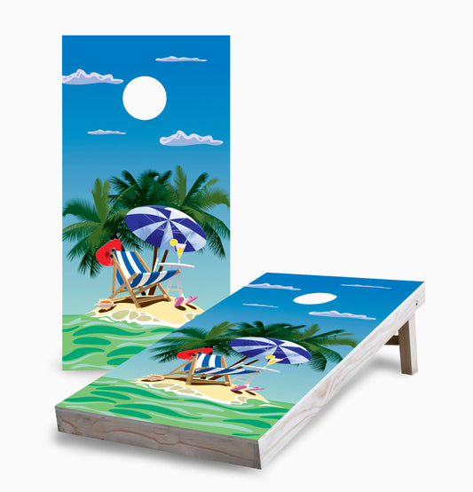 Small Island Cornhole Boards