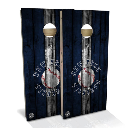 New York Baseball Weatherproof Cornhole Boards