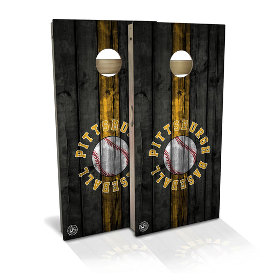 Pittsburgh Baseball Weatherproof Cornhole Boards