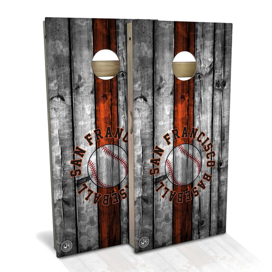 San Francisco Baseball Weatherproof Cornhole Boards
