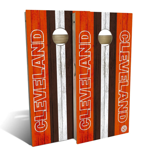 Cleveland Football Weatherproof Cornhole Boards