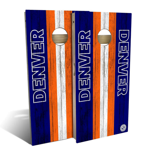 Denver Football Weatherproof Cornhole Boards