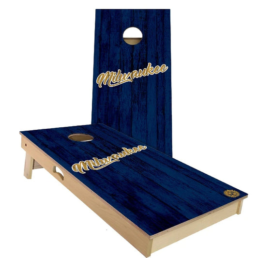 Milwaukee Vintage Baseball Weatherproof Cornhole Boards