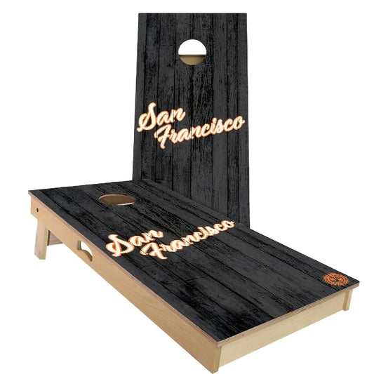 San Francisco Vintage Baseball Weatherproof Cornhole Boards