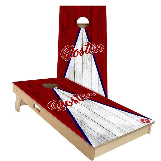 Boston Triangle Baseball Weatherproof Cornhole Boards