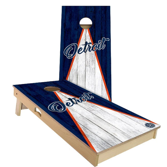 Detroit Triangle Baseball Weatherproof Cornhole Boards