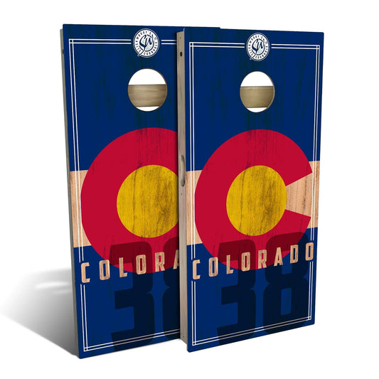 Colorado Flag 2.0 Cornhole Boards