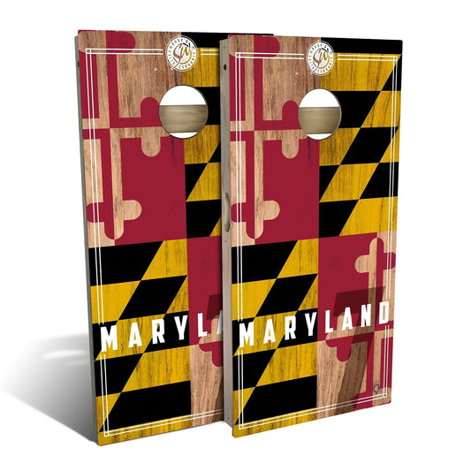 Maryland State Flag 2.0 Weatherproof Cornhole Boards