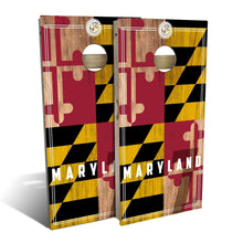 Maryland State Flag 2.0 Weatherproof Cornhole Boards
