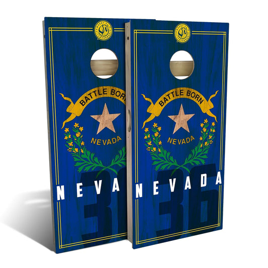 Nevada State Flag 2.0 Cornhole Boards
