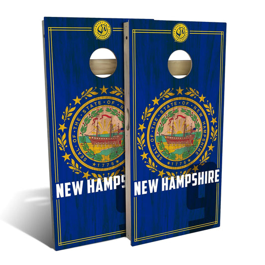 New Hampshire State Flag 2.0 Cornhole Boards