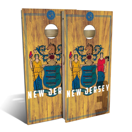 New Jersey State Flag 2.0 Cornhole Boards