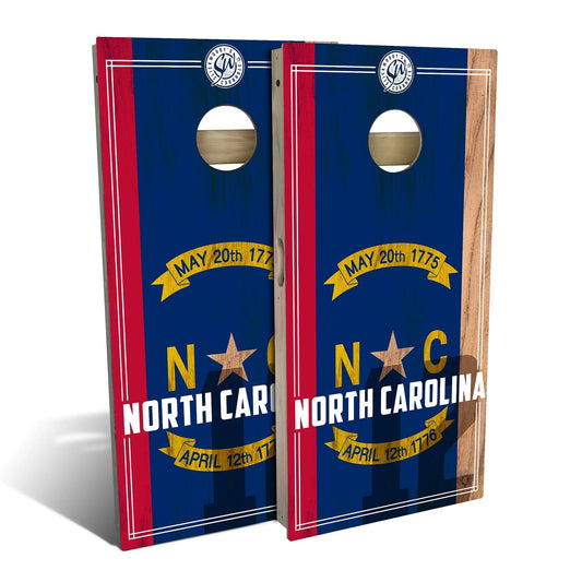 North Carolina State Flag 2.0 Cornhole Boards