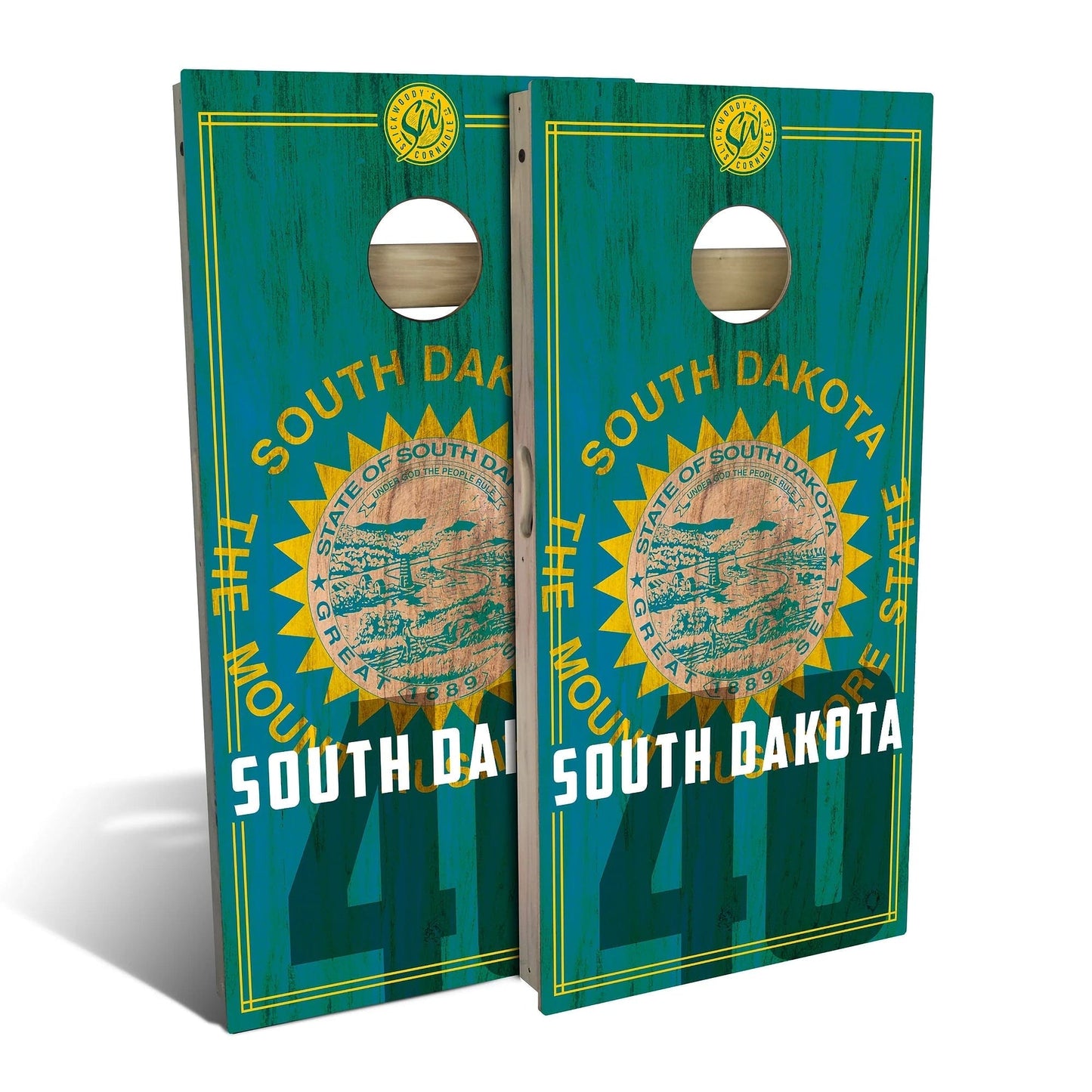 South Dakota State Flag 2.0 Cornhole Boards