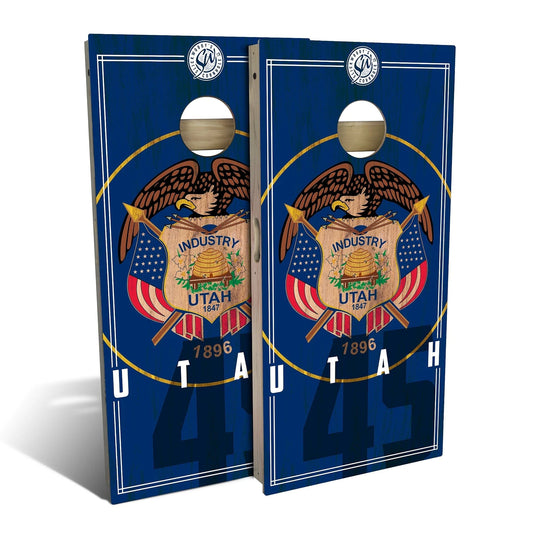 Utah State Flag 2.0 Cornhole Boards