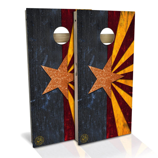 Arizona Flag Weatherproof Cornhole Boards
