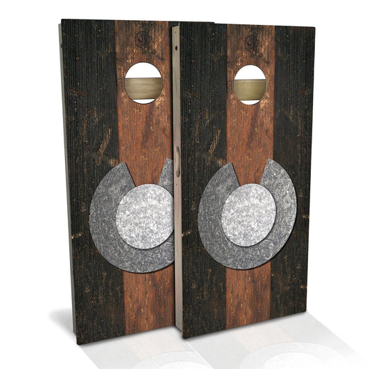 Colorado Flag Rustic Cornhole Boards