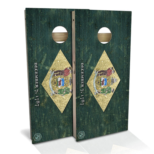 Delaware Flag Cornhole Boards