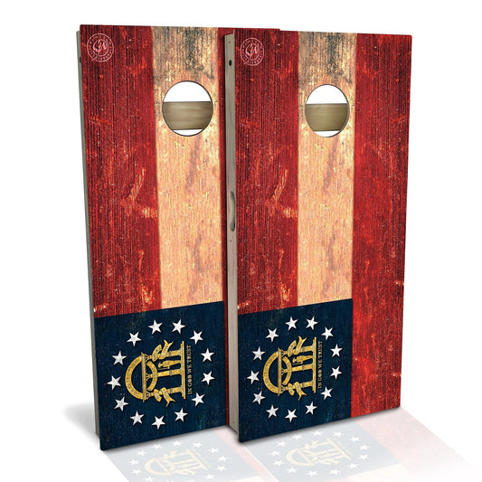 Georgia Flag Cornhole Boards