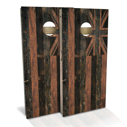 Hawaii Flag Rustic Cornhole Boards