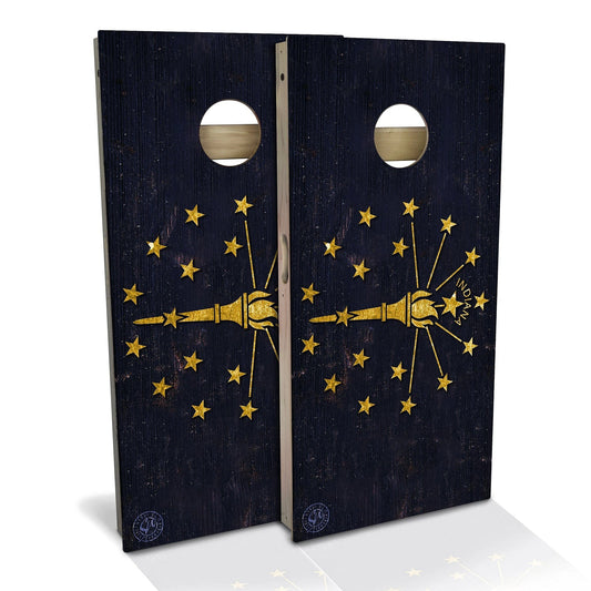 Indiana Flag Cornhole Boards