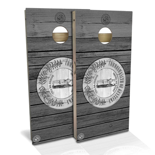 Kentucky Flag Rustic Cornhole Boards